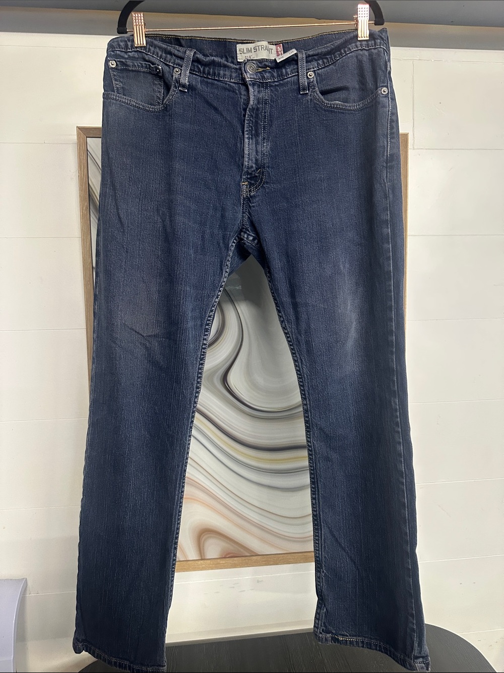 514 Levi’s Slim Straight Men’s Jeans - Dark Indigo 36X30